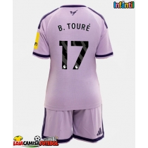 Camisa de Futebol Newcastle United Bazoumana Toure #17 Equipamento Alternativo Infantil 2026-27 Manga Curta (+ Calças curtas)